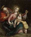 Unknown - The Holy Family with St. John the Baptist (La sagrada familia con San Juan Bautista)